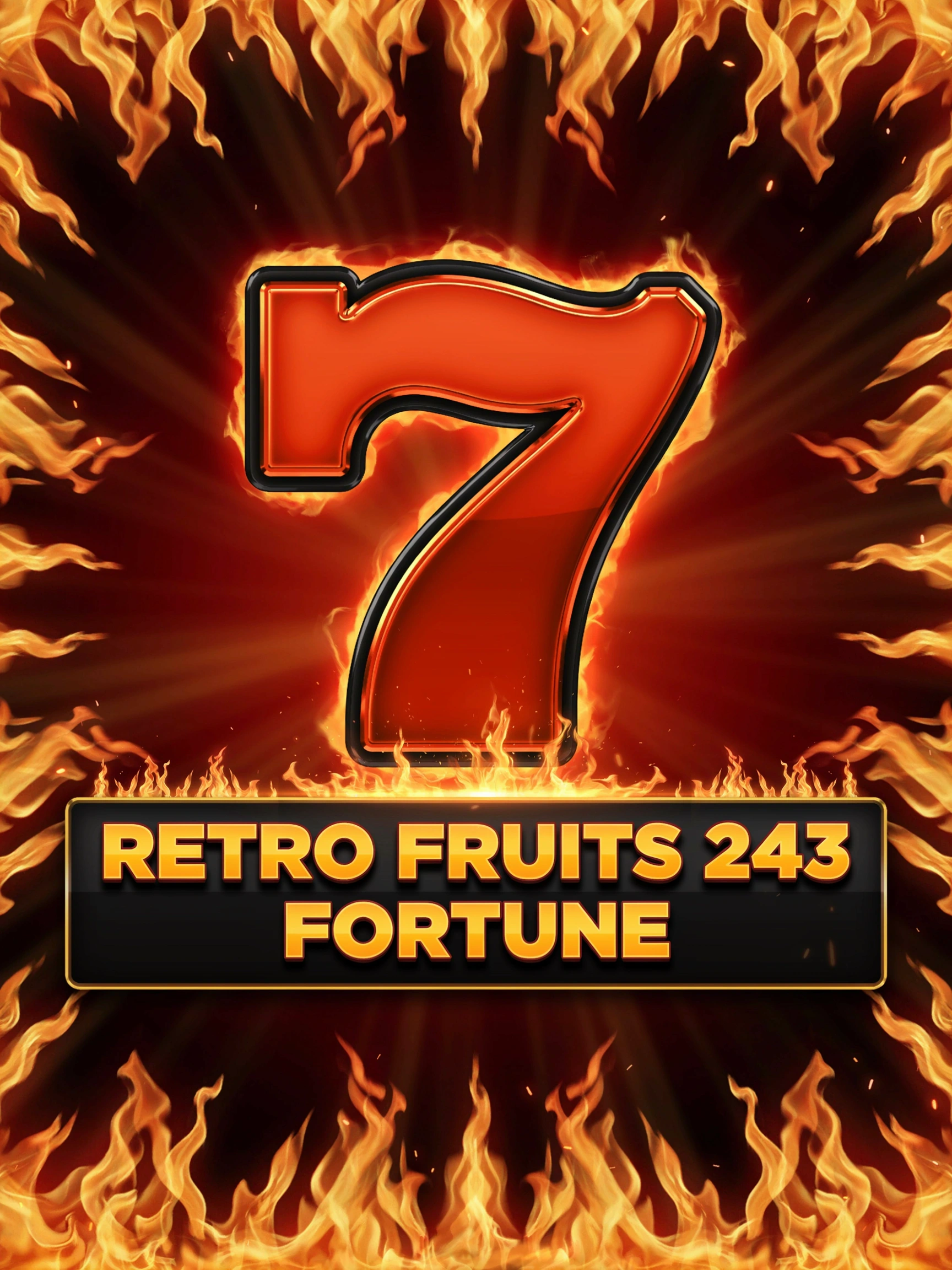 Promo art for the Retro Fruits 243 Fortune pokie