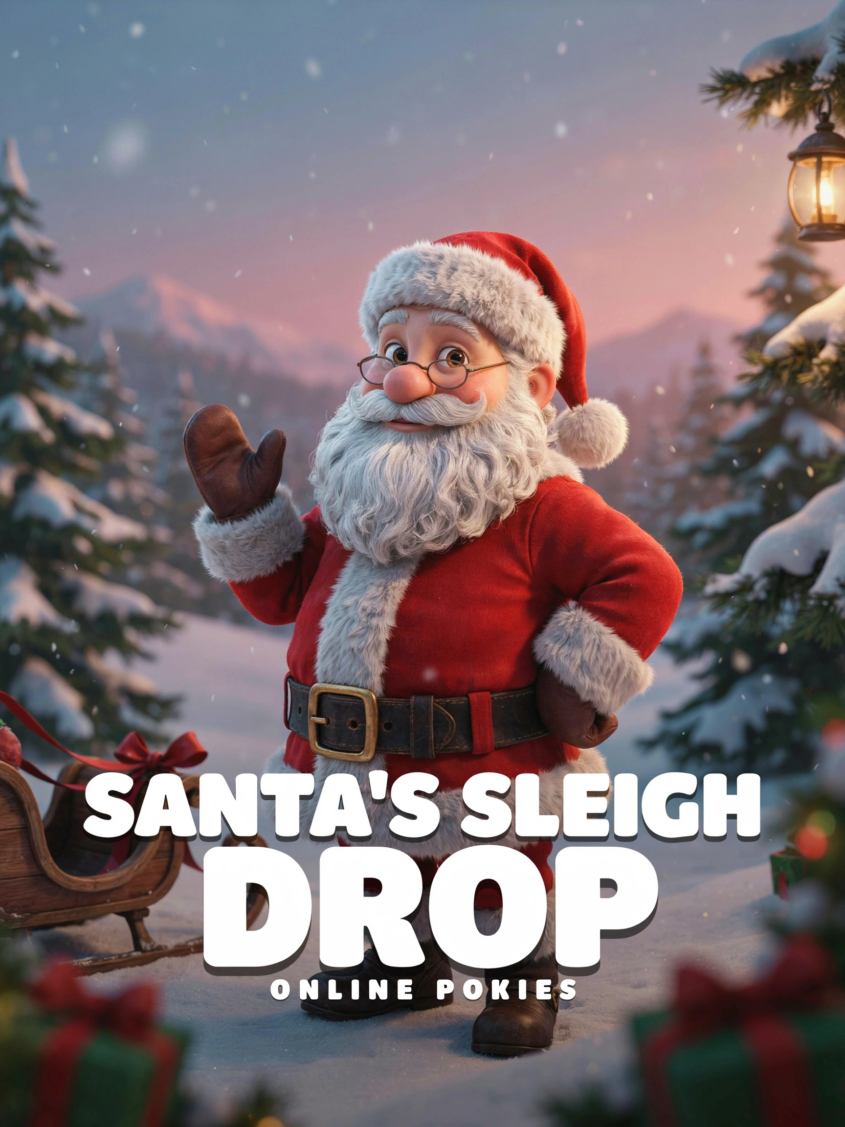 Xmas Drop pokie title screen